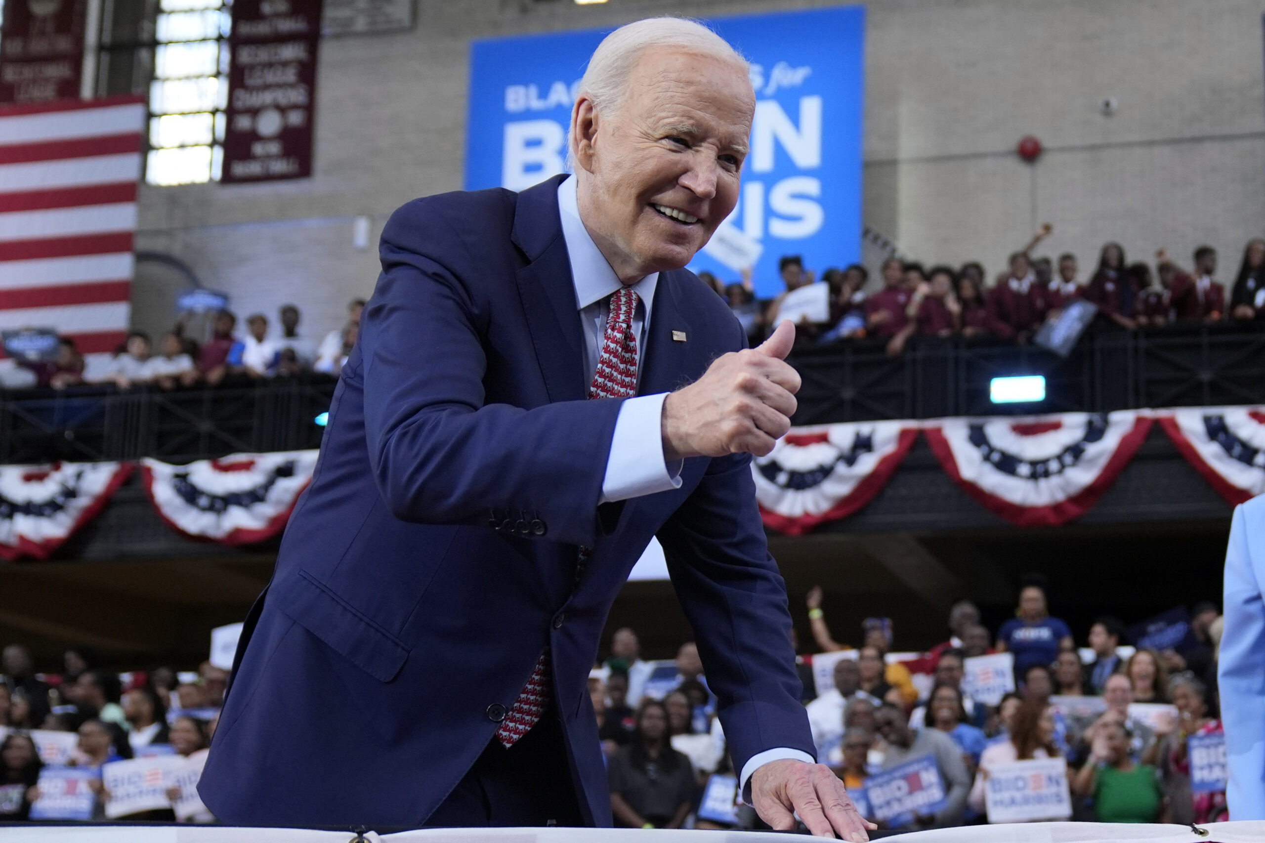 Biden draws contrast with ‘pandering’ Trump in appeal to Black voters